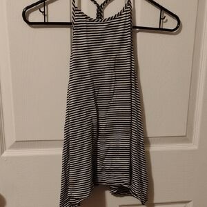 Black and White Striped Tank Top